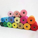 抖音同款手工彩色包芯棉线绳 手工编织线细棉线绳子100米厂家现货