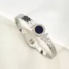 【4018】 Love Roman grid steel color