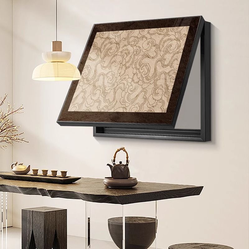 电表箱装饰画中古感配弱电箱电闸遮挡挂画民宿电源开关箱遮丑工厂