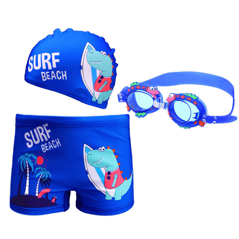 Pantalones de baño para niños, niños, niños, trajes de baño para niños, gorras de baño, gafas de baño para niños, comercio exterior