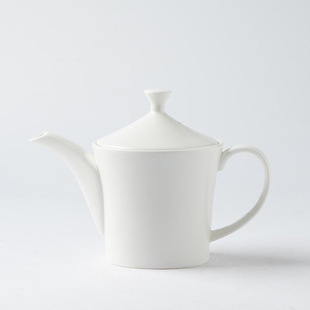 Tangshan Bone Porcelain Dragon Rise Pot Coffee Pot Sugar Milk Jar Teapot Set Ceramic Source Factory Support logo Printing