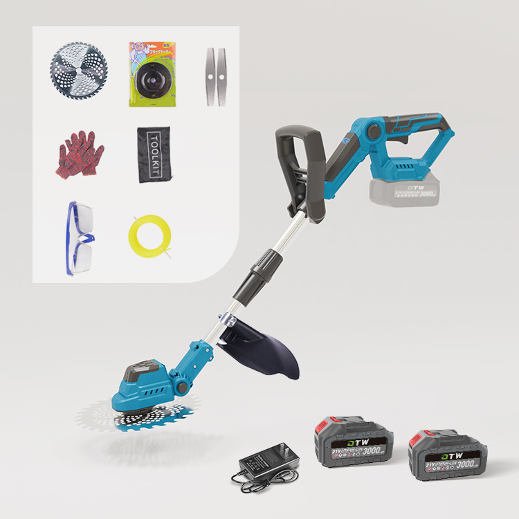 Cortacésped eléctrico pequeño cortacésped hogar recargable cortacésped batería de litio multifuncional cortacésped artefacto