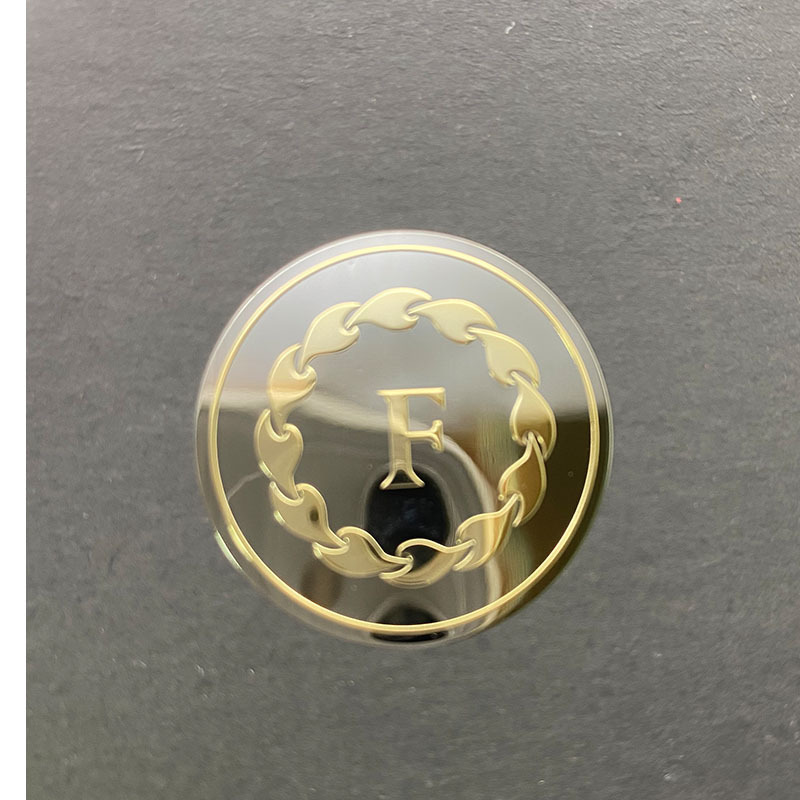 定制金属转印转移贴纸 铭牌贴 金属不干胶标签 镂空分体金属标签