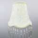 Bubble cover white hanging beads 15cm