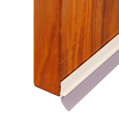 Door Gap Sealing Strip for Dust Mites, Windproof, and Insect Proof - Door and Bottom Seal, Self-Adhesive Wood Strip for Commercial and Trade Use