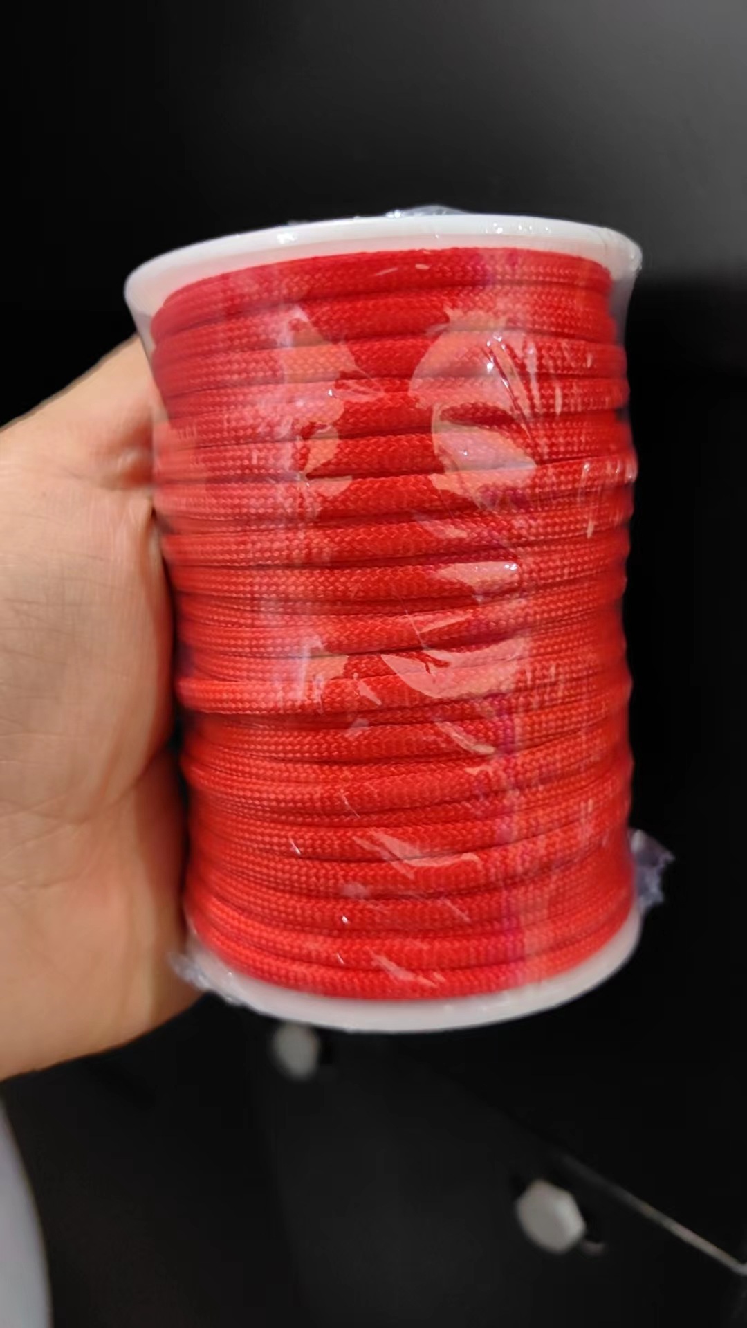 Cuerda de paraguas de rollo rojo de 31 m de 7 núcleos