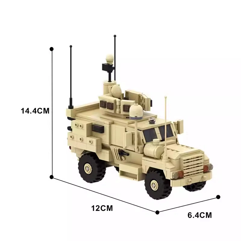 MOC-67376 противоминный и противозасадный каркас 4x4 тяжёлая броня совместимая с LEGO, модель модульного конструктора