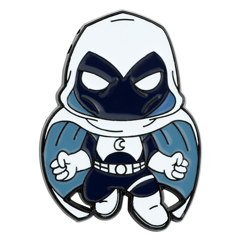 Nuevo broche de película europea y americana de Marvel transfronteriza Moonlight Knight Crimson Bruja Loki Thanos esmalte PIN