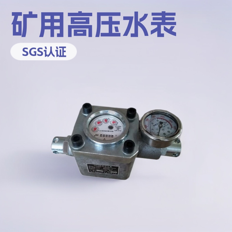 SGS矿用高压水表价格煤层注水批发矿用仪器厂家加工小型配件
