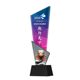 Children's Outstanding Staff School Competition Glass White Embryo Five-pointed Star Crystal Trophy Making Retirement Souvenirs