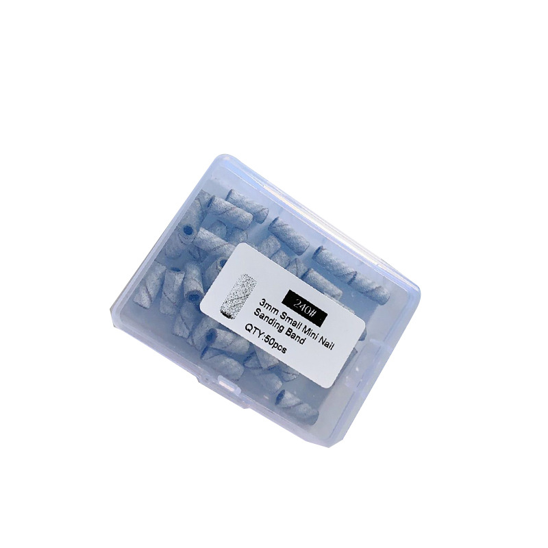 Anillo de lijado de manicura de alta calidad mini eje de acero inoxidable manicura herramienta especial anillo de arena resistente al desgaste de alta resistencia