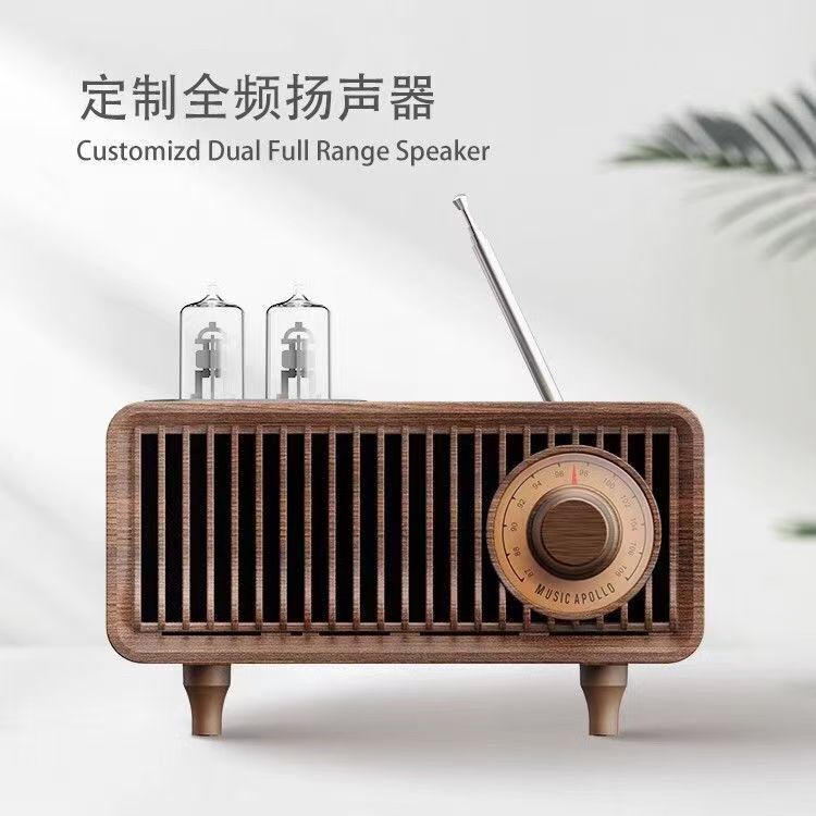 新型b9レトロbluetoothスピーカークリエイティブギフトオーディオカードUSBコンピュータデスクトップスピーカーラジオ|undefined