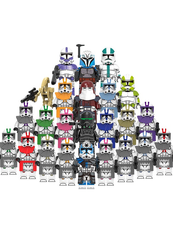 Chinese Building Blocks Star Wars Series Stormtrooper Technician Destruction Assault Building Blocks Children's Educational Plastic Toys