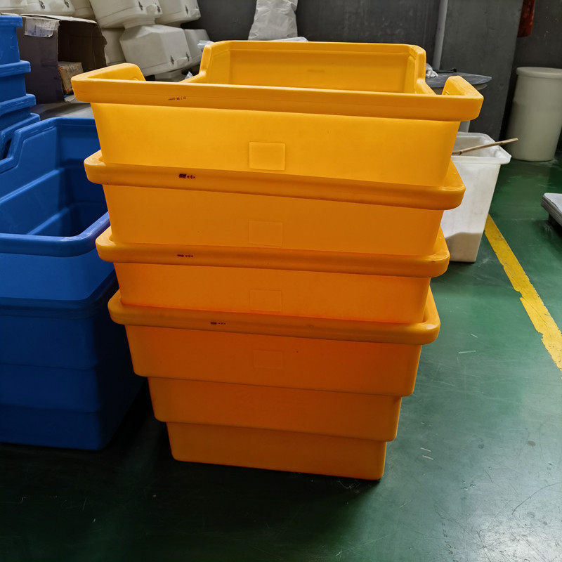 华社布草车500L推布车布草框全新料滚塑加厚酒店衣物洗涤