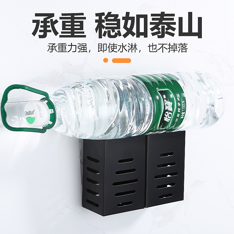 Wall-mounted No-drilling Chopstick Holder Multi-purpose Stainless Steel Chopstick Cage Knife Rack Drainage Basket Kitchen Tableware Storage Rack 