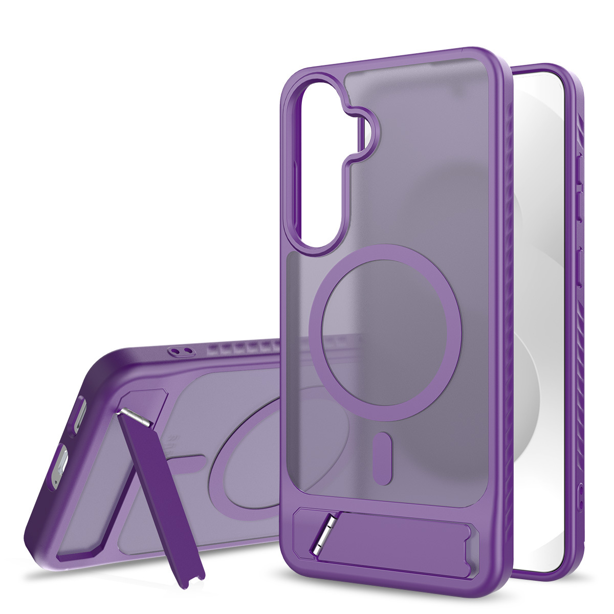 Adecuado para Samsung S25FE soporte horizontal carcasa para teléfono móvil Fengshang Skin Sense N52 soporte magnético invisible de una sola palabra fábrica