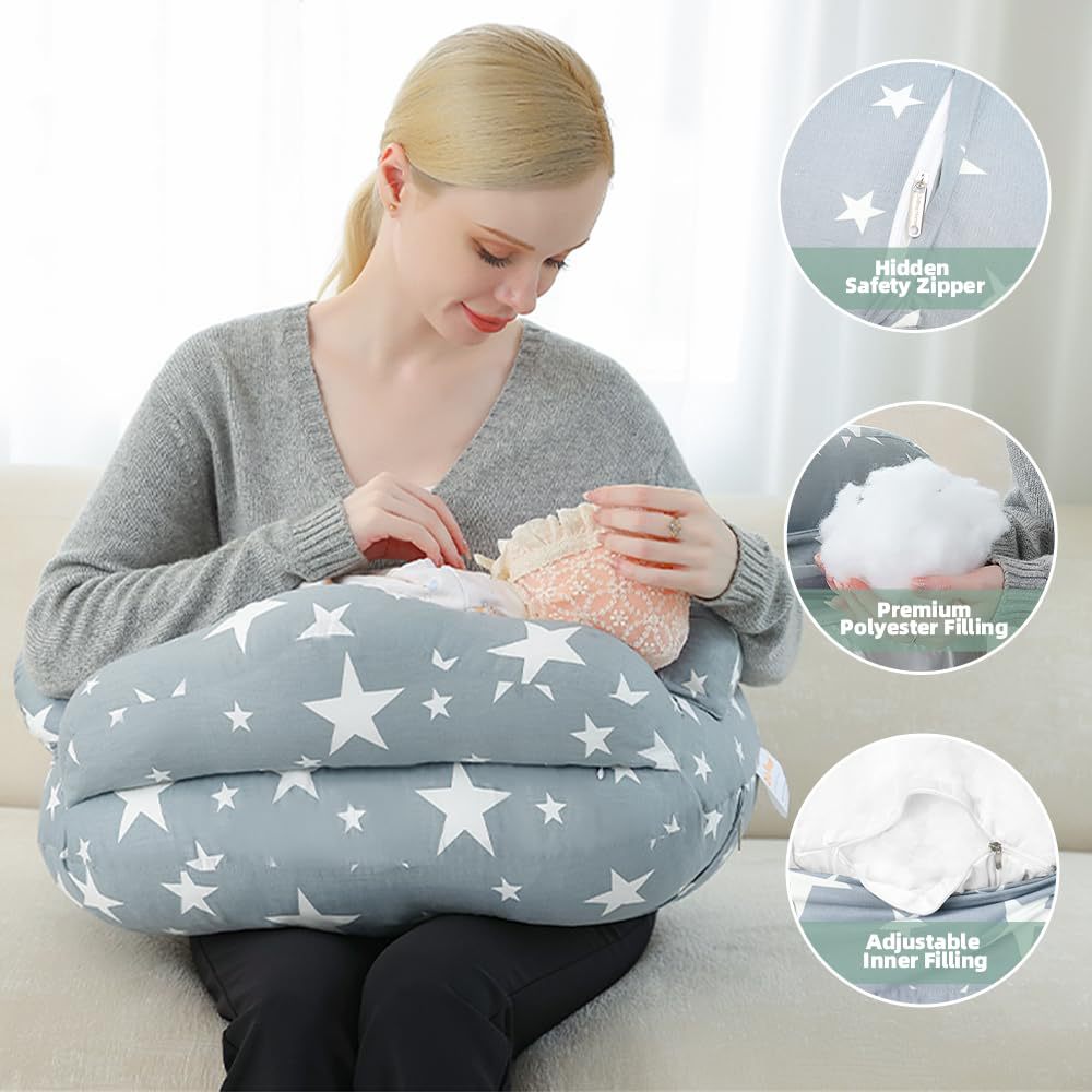 Amazon Cross-Border Supply of Nursing Pillows, Breastfeeding Pillows, Maternity Pillows, Baby Pillows, Learning-To-Sit Pillows, Removable and Washable Multi-Functional Pillows