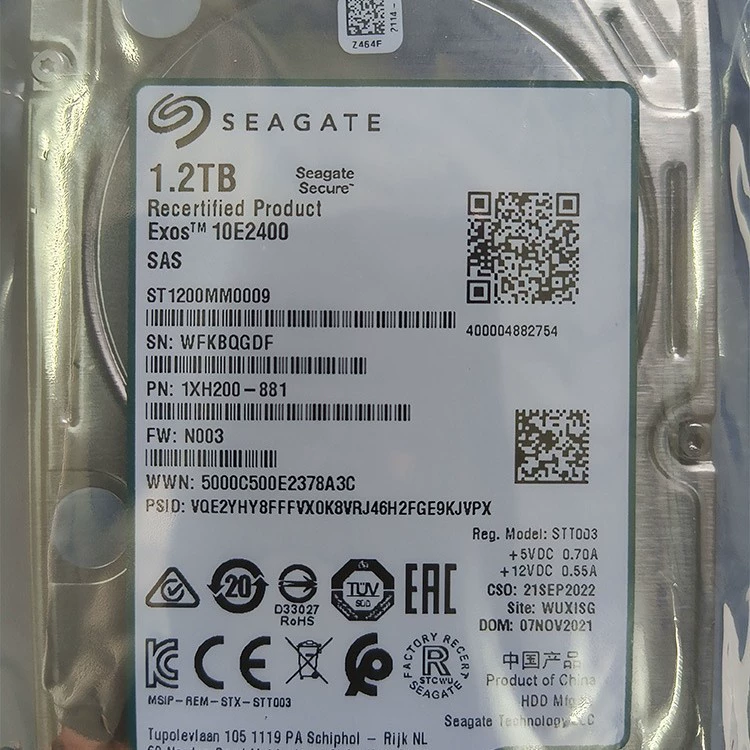 Оригинальный 2,5" 1,2 ТБ 10K SAS 12G серверный жесткий диск ST1200MM0009