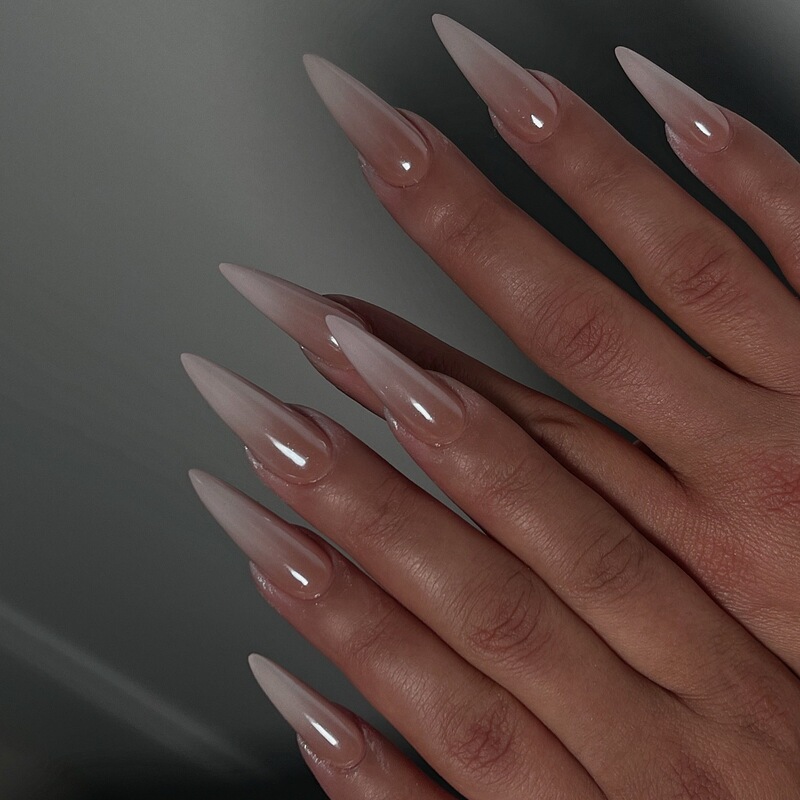 Cross-border explosions nail art wholesale simple gradient nail plating nail piece detachable wearable nail