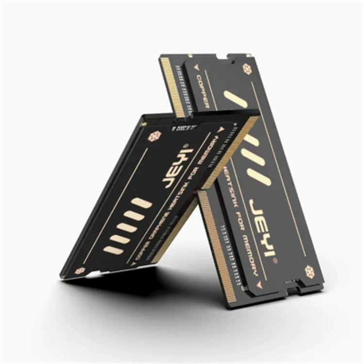 Laptop, RAM, copper cooling light and thin thermometer