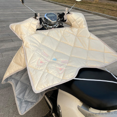 四季通用中厚电动车挡风被夏季防晒防水薄款遮阳罩电车摩托车春秋