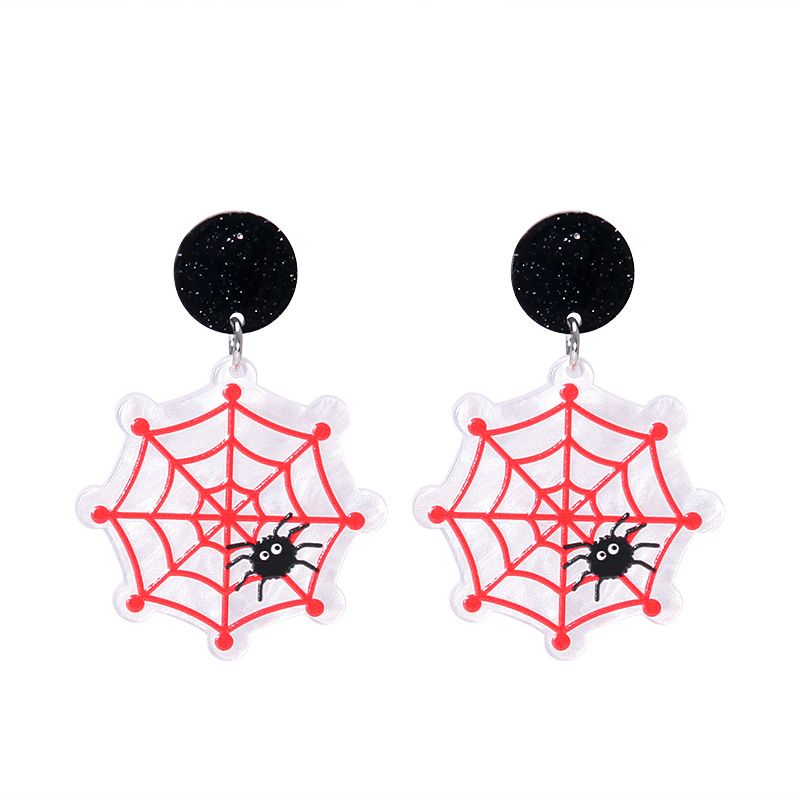 1 Pair Funny Cat Printing Arylic Earrings display picture 4