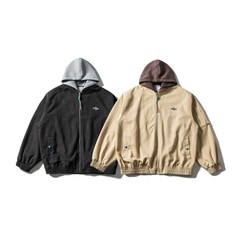 RUIIENRS x BUILT TO LAST 2025 秋季新款针织连帽刺绣夹克JK03