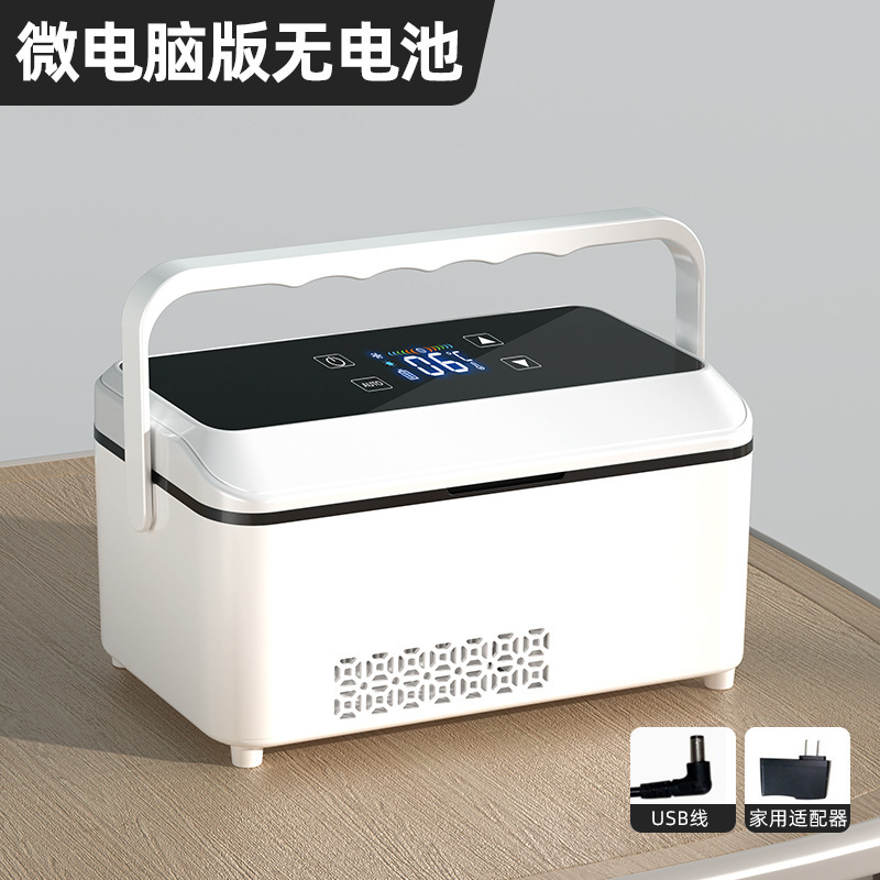 Todaysbao インスリン冷蔵ボックス 充電式家庭用ポータブル小型冷蔵庫 車載薬用ポータブル冷蔵ボックス|undefined