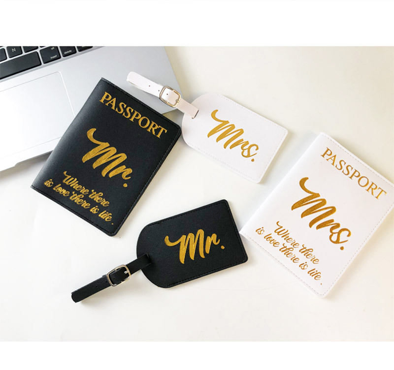 先生小姐护照套行李牌