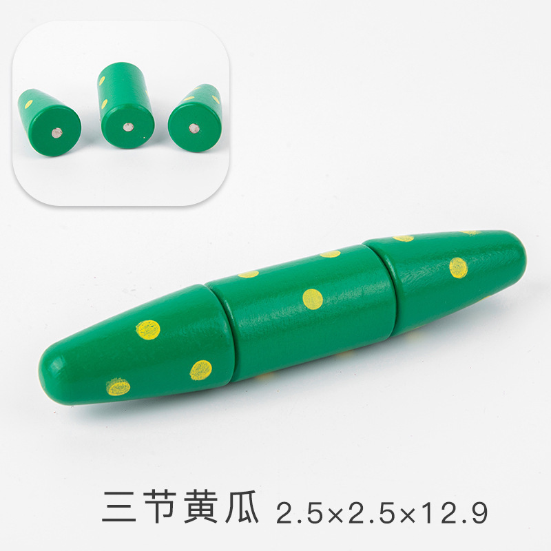 Los niños juegan casa cocina juguetes madera magnética verduras y frutas cortar madera frutas y verduras a granel traje al por mayor