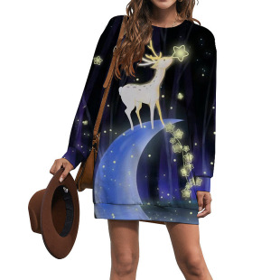 �W����2023Ůʽ�l���ð�¹ϵ��3Dӡ�����^Ů�b�A�I�������^�l��
