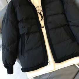 工厂休闲轻薄加厚羽绒棉服2025秋冬洋气新爆款简约韩版棉衣外套女