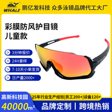 跨境成人骑行眼镜男女童偏光速滑防风护目镜专业男女轮滑太阳镜