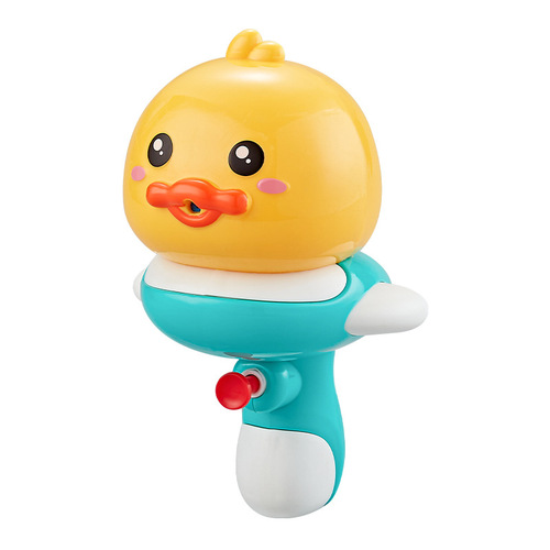 Children's cartoon mini duck water gun toy summer Internet celebrity Bazi water gun trumpet spray water play water for boys and girls