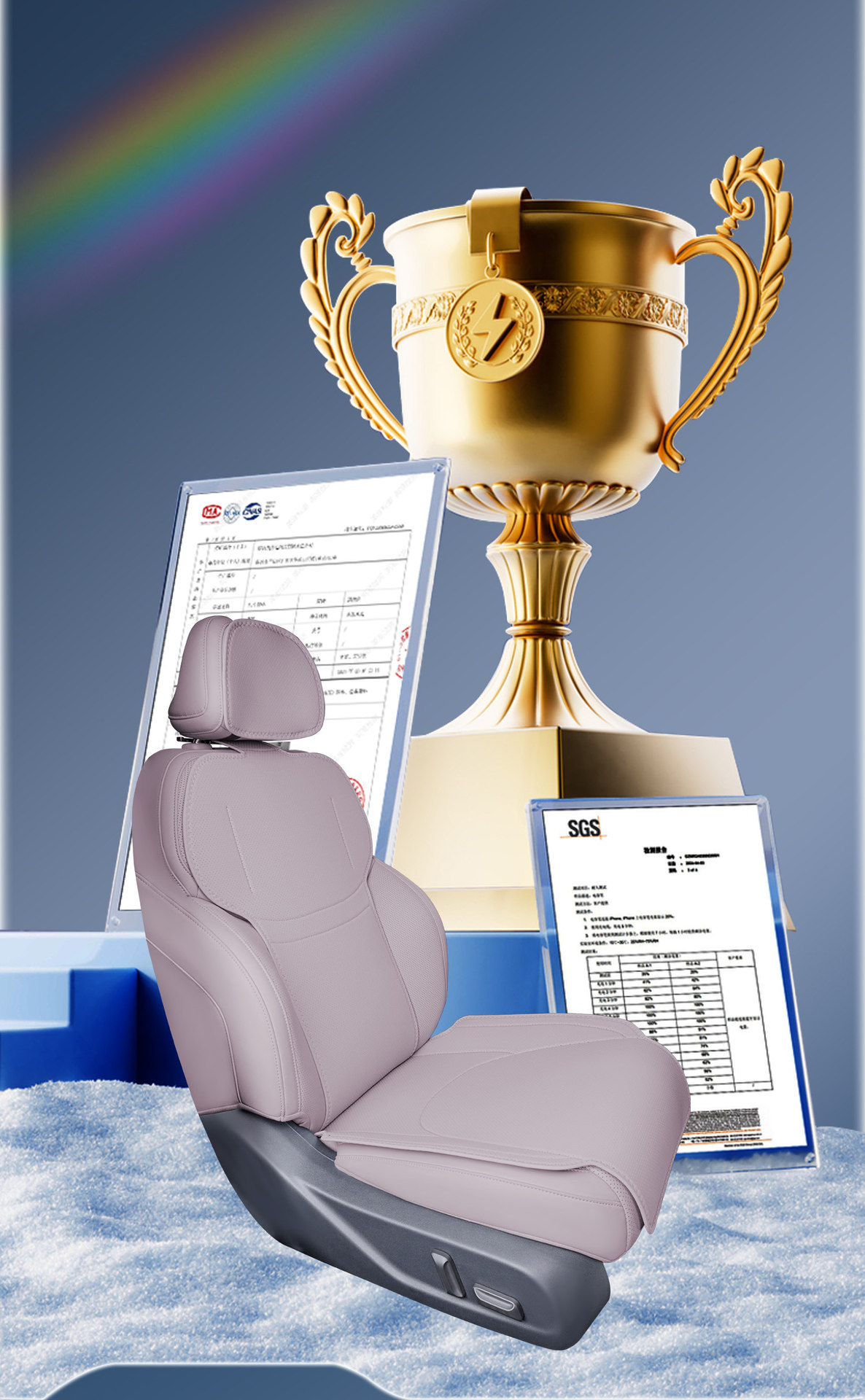 Suitable for Xpeng M03 Max Seat Cushion, Universal for All Seasons, 2025 Model Mona03 Car Ventilated and Breathable Seat Cover