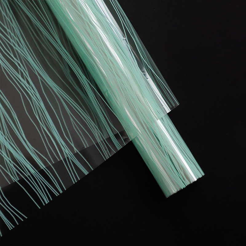 Qisepian celofán cristal Lafite net ramo de flores papel de embalaje papel de flores hecho a mano bricolaje floristería