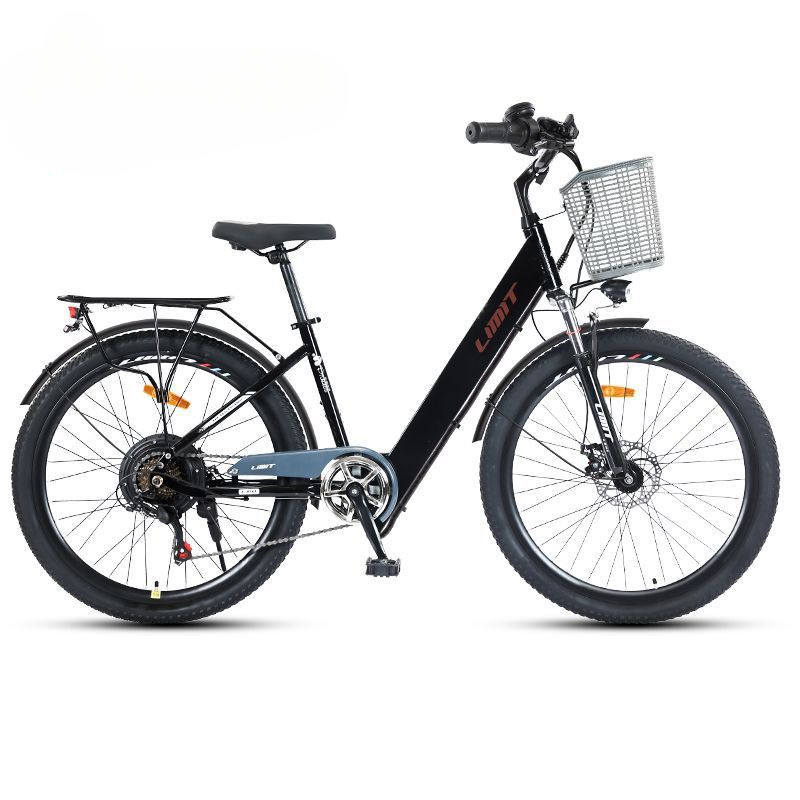 Auto Parts and Accessories: LIMIT 26 Inch Electric - 26-inch-womens-bike-spoke-wheel-rear-7-speed-black-48v5ah