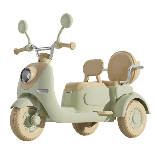 Children's Electric Three-Wheeled Motorcycle Directly from Manufacturer for Both Boys and Girls, Dual-Sitting, Rechargeable Toy Car