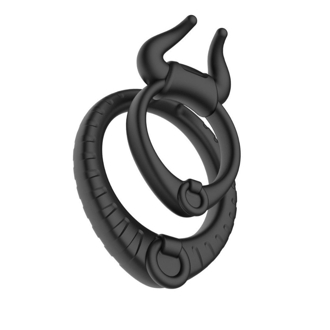 Bull Head Vibrating Ring with Prostate Massager, 10 Frequencies, Magnetic USB Charging — detail image 15