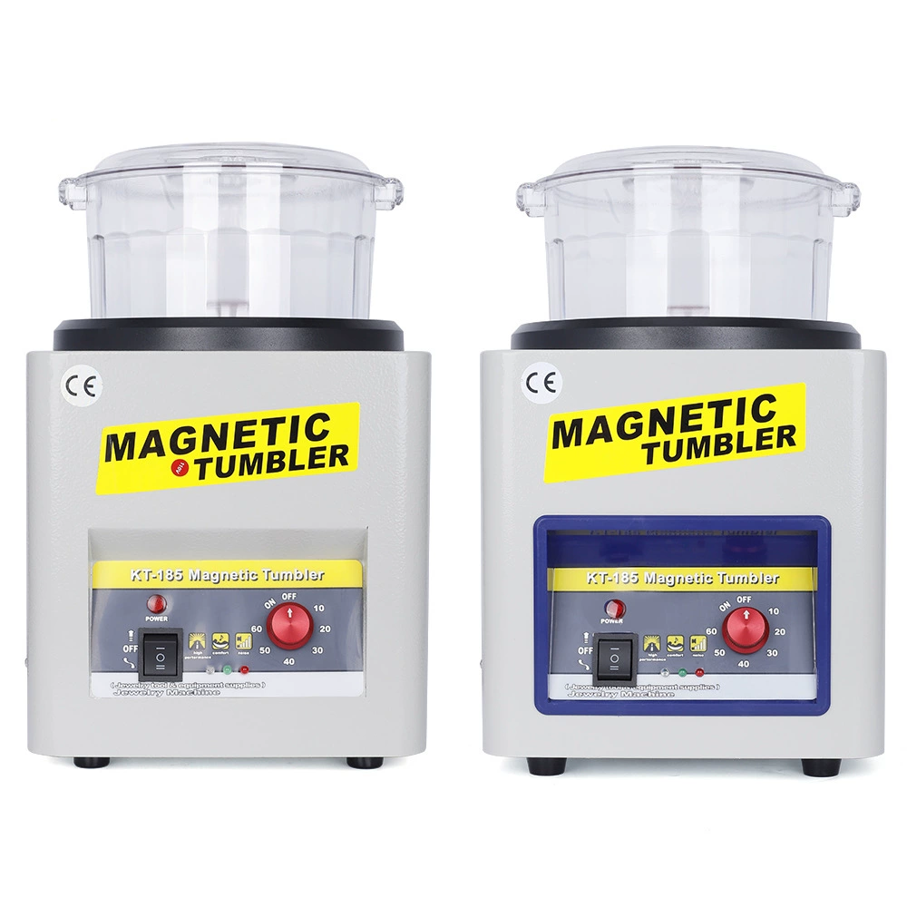 Магнитная полировальная машина KT185, магнитно-шлифовальный станок для удаления заусенцев, снятия фасок и полировки металла, оборудование для полировки ювелирных изделий