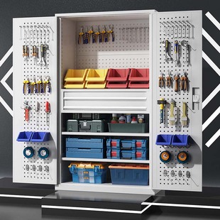 Heavy-Duty Tool Cabinet Hardware Iron Cabinet Auto Repair Toolbox Factory Warehouse Space Storage Thickened Drawer