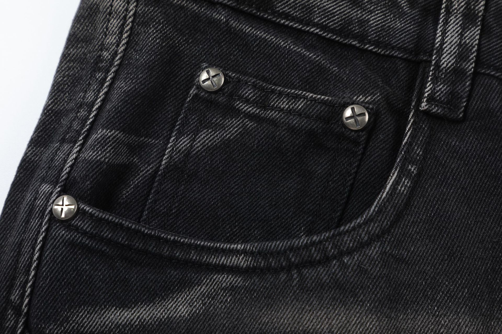 Moderne Ian 24 Herbst Herren New Style American Street Trendy Hochwertige Multi Fold Jeans_voghion.com