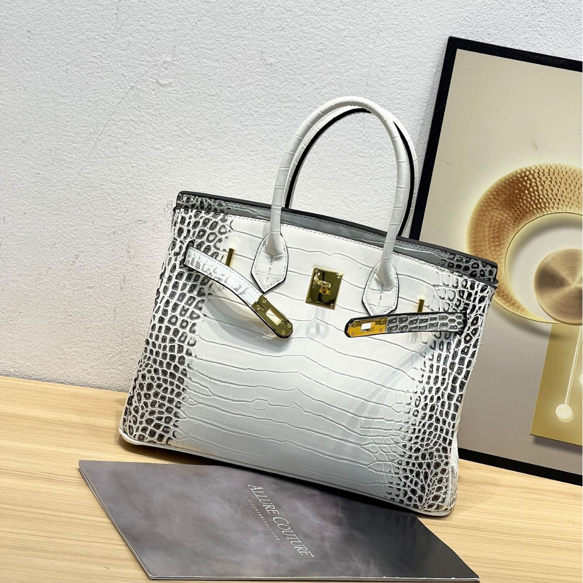 Bolso de patrón de cocodrilo de gran capacidad de alta calidad para mujer 2025 nuevo bolso de mensajero popular de todo fósforo bolso de platino portátil de moda