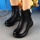 [Autumn and Winter Explosions] Short Barrel Martin Boots Women's 2024 New Double Zipper Thick Bottom Soft Short Boots Women's Leather Boots