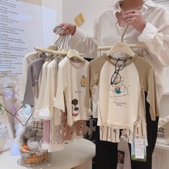 2025 子供ホーム服春夏テンセルモーダル 3 点パジャマセット子供服薄手空調服漫画