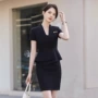 修身夏季女短袖新款工作服