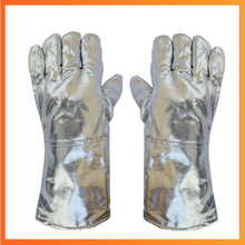 聚安隆铝箔防烫耐高温手套隔热阻燃辐射热熔炼工业耐酸碱乳胶手套