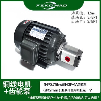 油圧オイルポンプモーターセット0.75kw油圧モーター1.Kw/2.2 // 3kw/4kw/5.Kwモータオイルポンプ|undefined