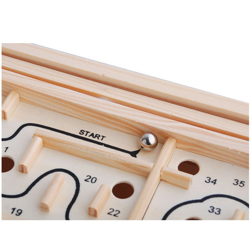 Juguetes educativos infantiles para adultos, juguetes educativos para todas las edades, 36 niveles, juego grande de 2 juegos de mazo de madera