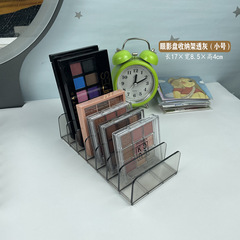 Eyeshadow powder tray storage box makeup blush cosmetics shelf desktop multi-grid display box 7-grid transparent storage